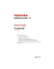 Toshiba Thrive AT1S0 Series User Manual
