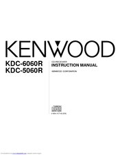 Kenwood KDC-6060R Instruction Manual