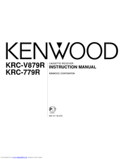 Kenwood KRC-V879R Instruction Manual