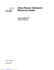 3Com Router 6000 Series Command Reference Manual