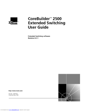 3Com CoreBuilder 2500 User Manual