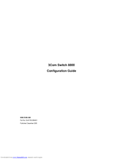 3Com 8800 SERIES Configuration Manual