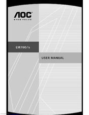 AOC LM760 User Manual