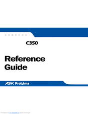 Ask Proxima C350 Reference Manual