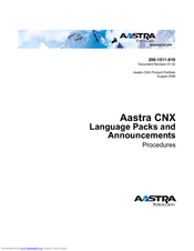 Aastra CNX Procedure Manual