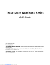Acer TravelMate 5760 Quick Manual