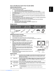 Acer B243H Quick Start Manual