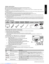 Acer S212HL Quick Setup Manual