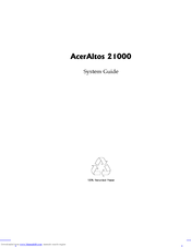 Acer AcerAltos 21000 System Manual
