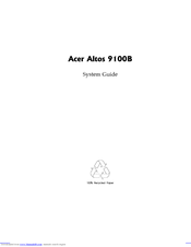 Acer Veriton 9100 System Manual