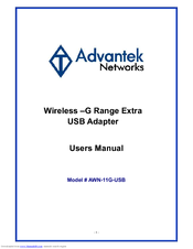 Advantek Networks AWN-11G-USB User Manual