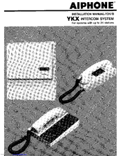 Aiphone YKX Installation Manual