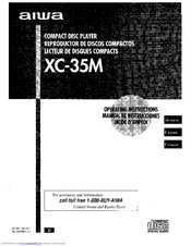 Aiwa XC-35 Operating Instructions Manual