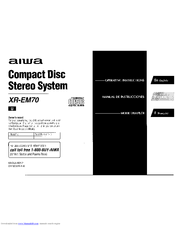 Aiwa CX-LEM70 Operating Instructions Manual