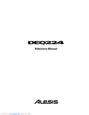 Alesis DEQ224 Reference Manual