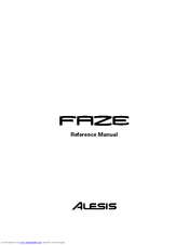 Alesis ModFX Faze Reference Manual