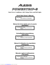 Alesis PowerTrip-8 Quick Start Owner's Manual