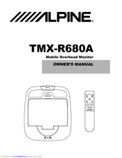 Alpine TMX-R680A Owner's Manual