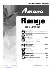 Amana AGR5725SDS Use And Care Manual