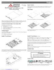 American Megatrends StorTrends 1108-J Quick Hardware Setup Manual