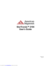 American Megatrends StorTrends 2104 User Manual