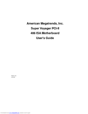 American Megatrends Super Voyager PCI-II User Manual