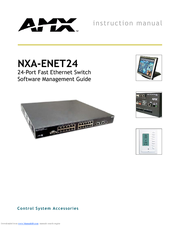 Amx NXA-ENET24POE Instruction Manual