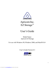 Apricorn EZ Storage User Manual