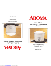 Aroma ARC-940S Instruction Manual & Cooking Manual