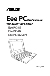 Asus Eee PC 4G Surf User Manual