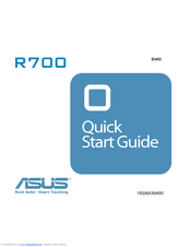 Asus R700 Quick Start Manual