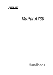 Asus MyPal A730 Handbook