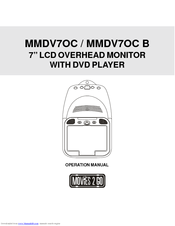 Audiovox MMDV70CB Operation Manual