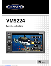 Audiovox VM9224 Operating Instructions Manual
