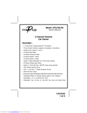 Audiovox Prestige APS-55LRa Owner's Manual