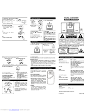 Audiovox CE503PBTG Operating Instructions Manual