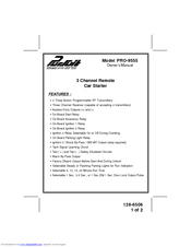 Audiovox PRO9555 Owner's Manual
