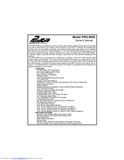 Audiovox Pursuit PRO-9600 Owner's Manual