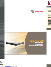 Avocent MergePoint 5200 Brochure