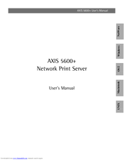 Axis 5600+ User Manual