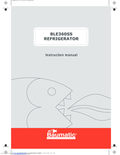Baumatic BLE360 Instruction Manual