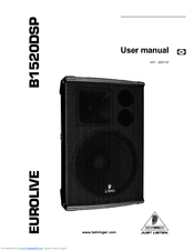 Behringer Eurolive B1520DSP User Manual