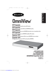 Belkin OmniView F1DE016C Quick Installation Manual