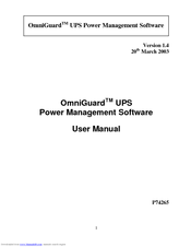 Belkin OMNIGUARDSOFTWARE6 User Manual