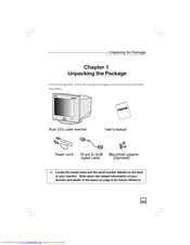 Benq 211c User Manual