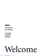 Benq E2420HD User Manual