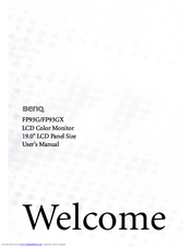 Benq FP93GX User Manual