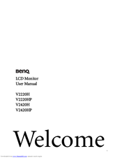 Benq V2420H User Manual