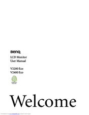 Benq V2400 ECO User Manual