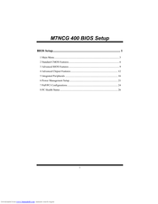 Biostar M7NCG400 Bios Setup Manual